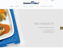 Tablet Screenshot of dinner-max.de